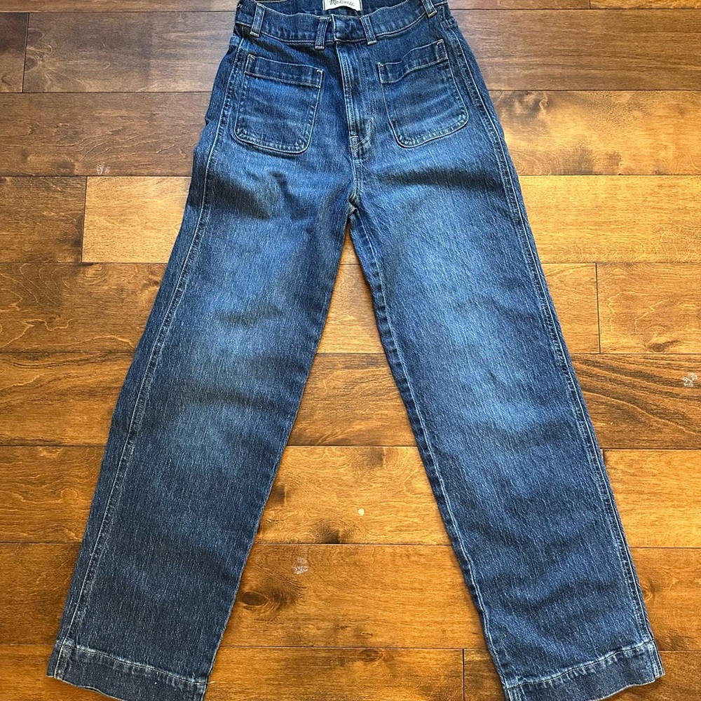 Madewell Blue Flare & Wide Leg Jeans